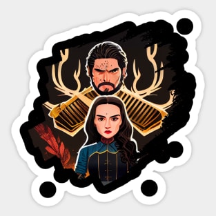 alina starkov    general kirigan shadow and bone movie 2023 Sticker